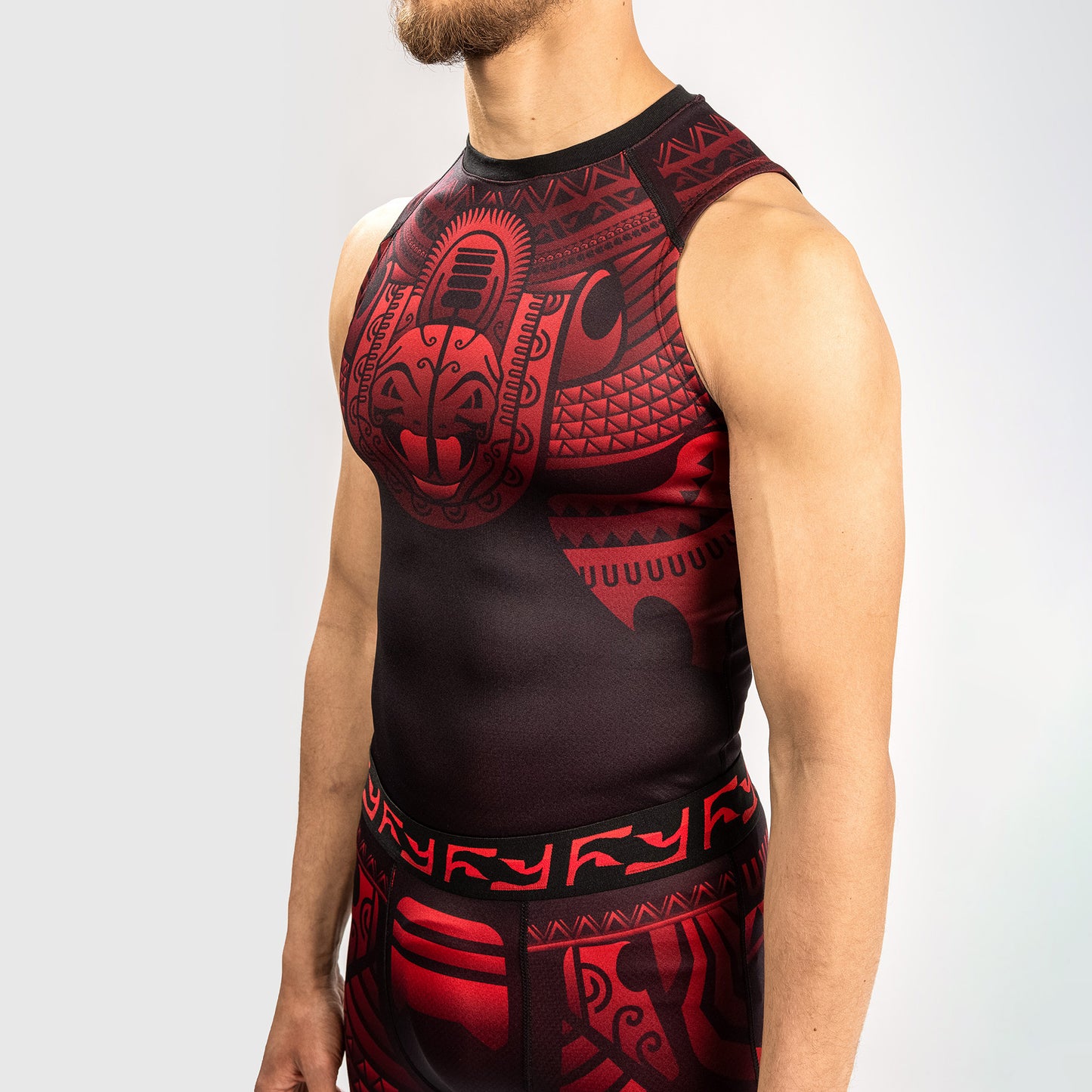 Venum Nakahi Compression Tank Top – Schwarz/Rot