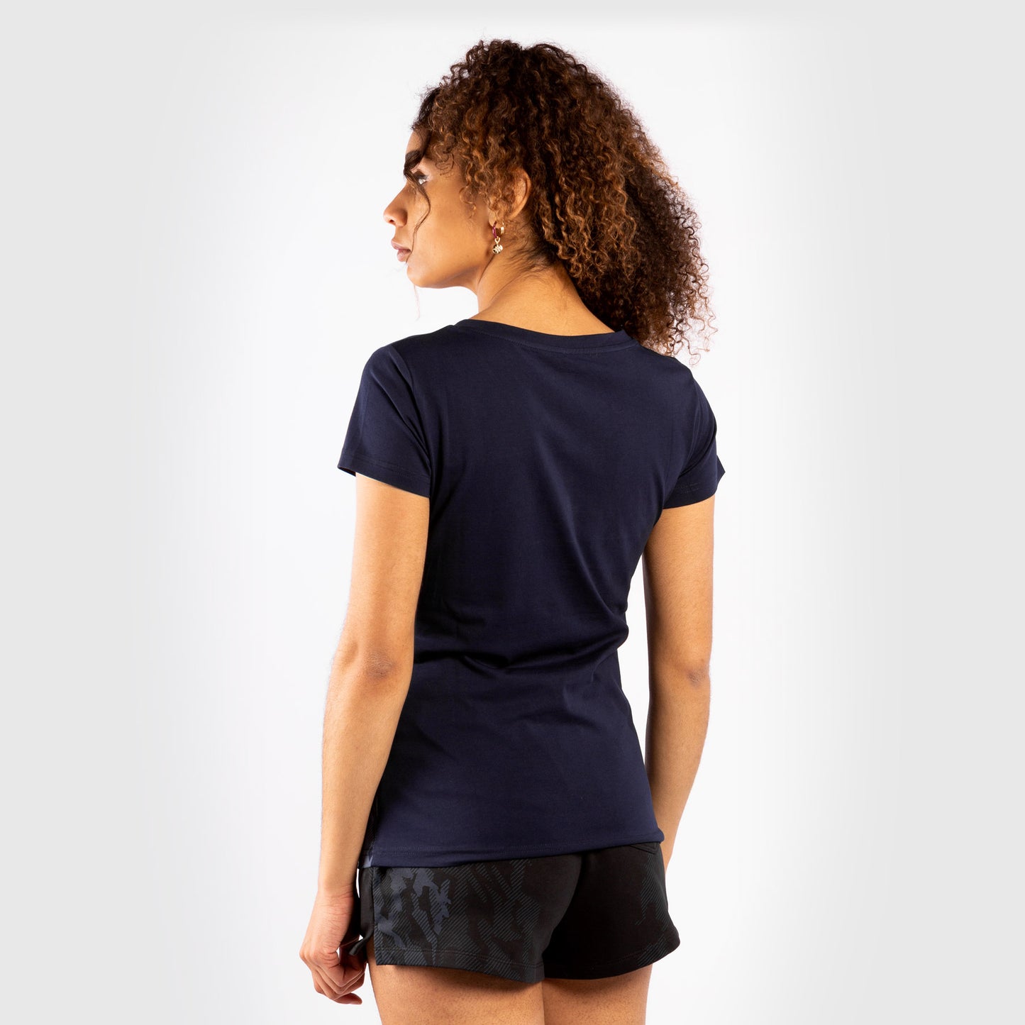 UFC Venum Authentic Fight Week Damen Kurzarm T-Shirt - Marineblau