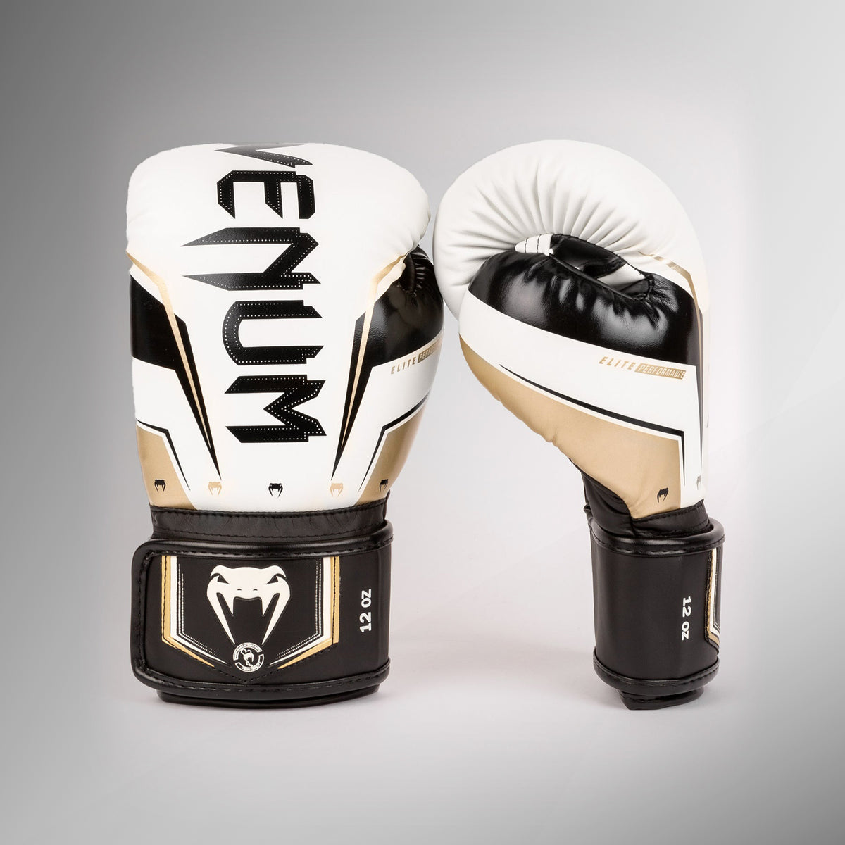 Venum Elite Evo Boxhandschuhe - Weiß/Gold