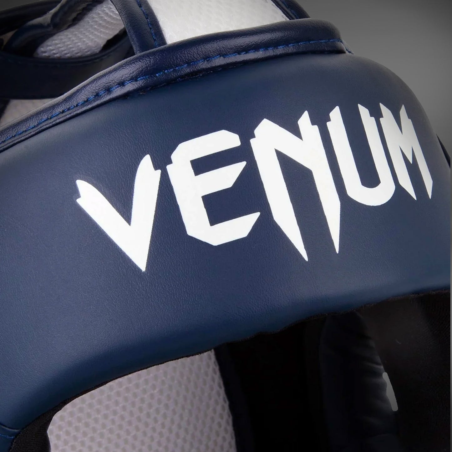 Venum Elite Kopfschutz-Weiß/Marineblau
