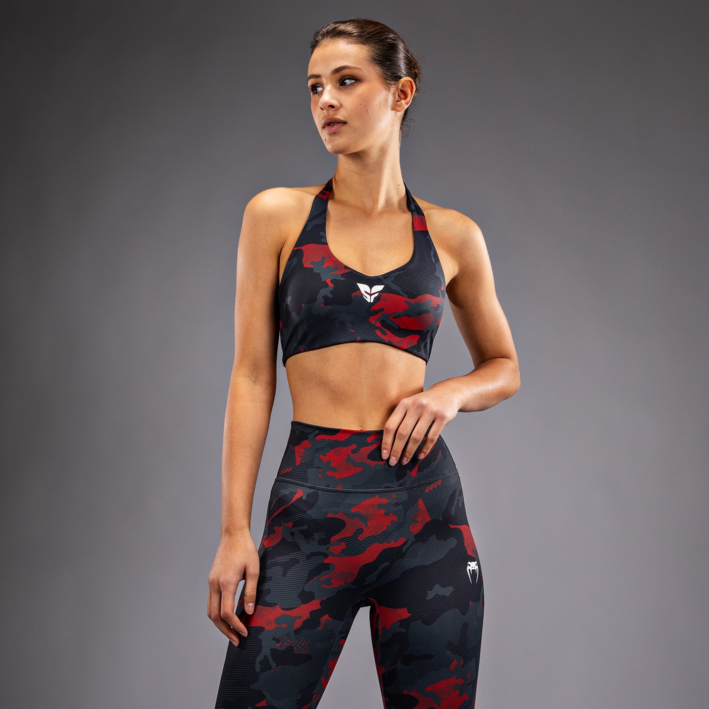 Venum x Sophia Rose Damen Sport-BH - Urban Red Camo