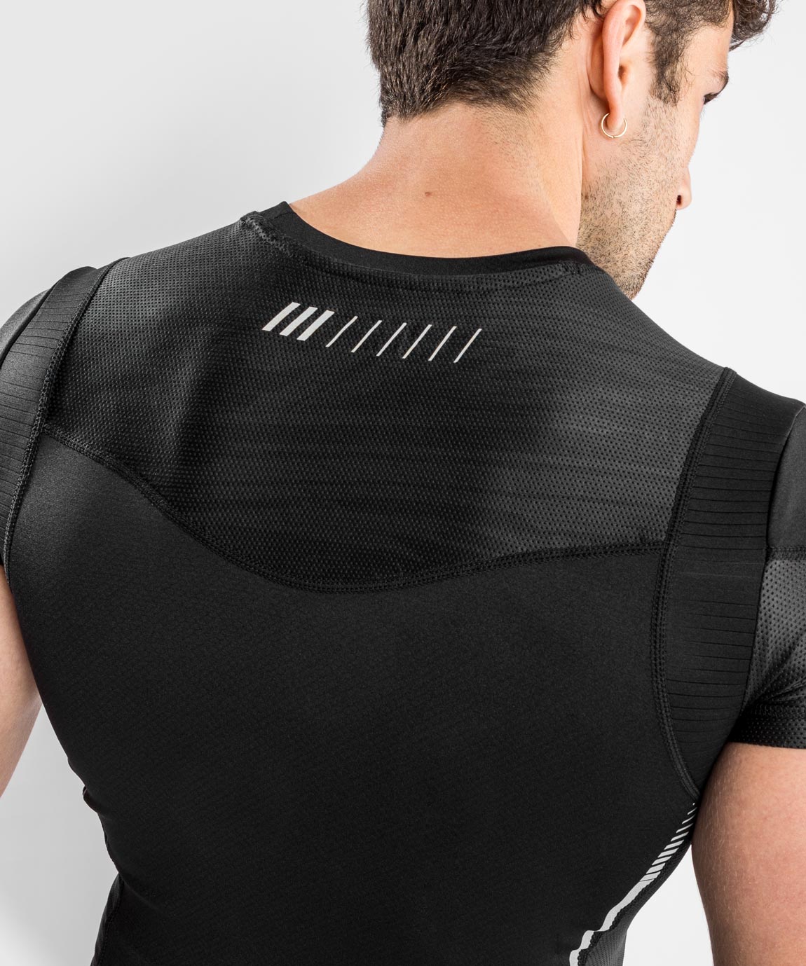 Venum Tempest 2.0 Kompressionsshirt (Kurzarm) : Schwarz / Grau