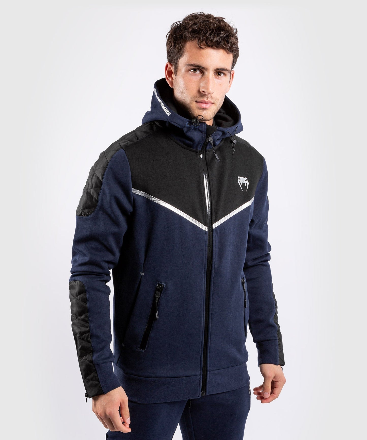 Sweatshirt Venum Laser EVO - Navy/Silver