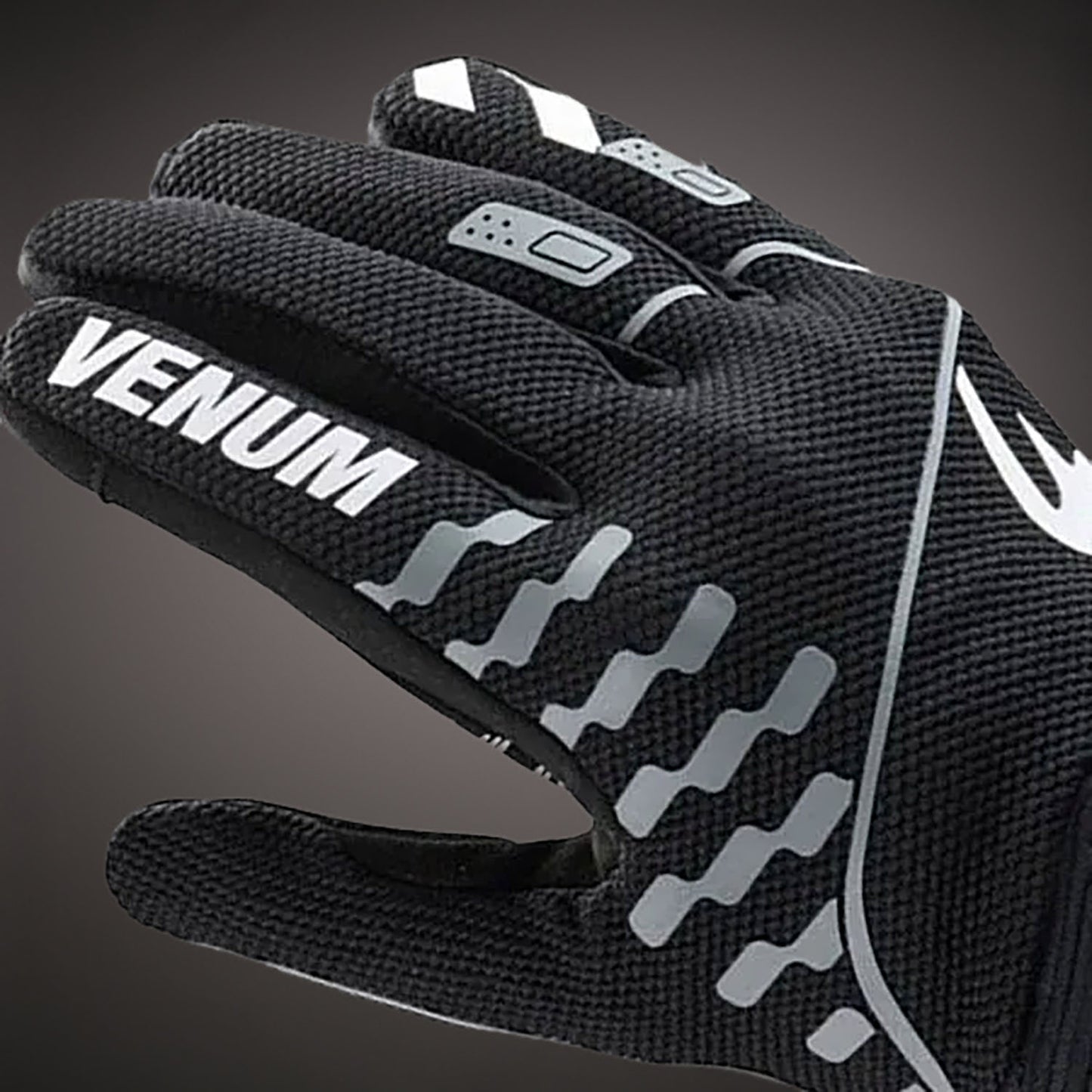 Venum x Ixon Hurry Motorradhandschuh – Schwarz/Weiß/Anthrazit