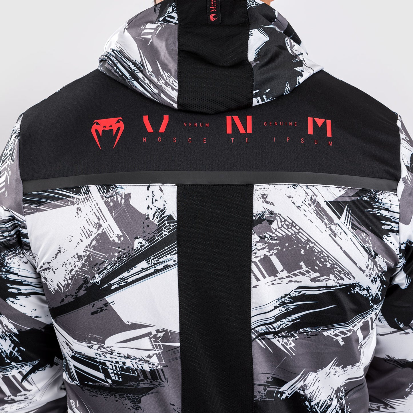 Venum Electron 3.0 Hoodie - Grau/Rot