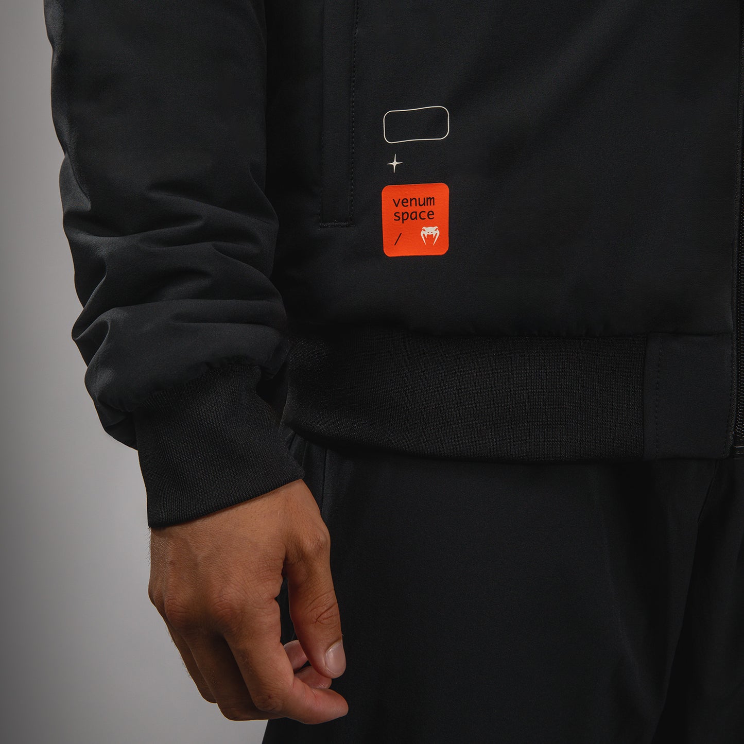 Venum Eclipse Bomberjacke – Schwarz/Ivory