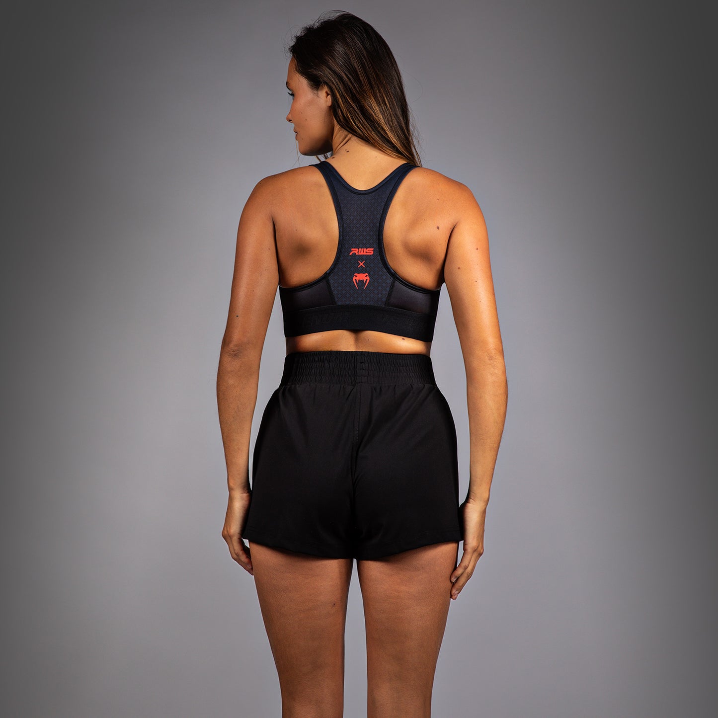 Venum x RWS 2.0 Damen Sport-BH – Schwarz/Rot