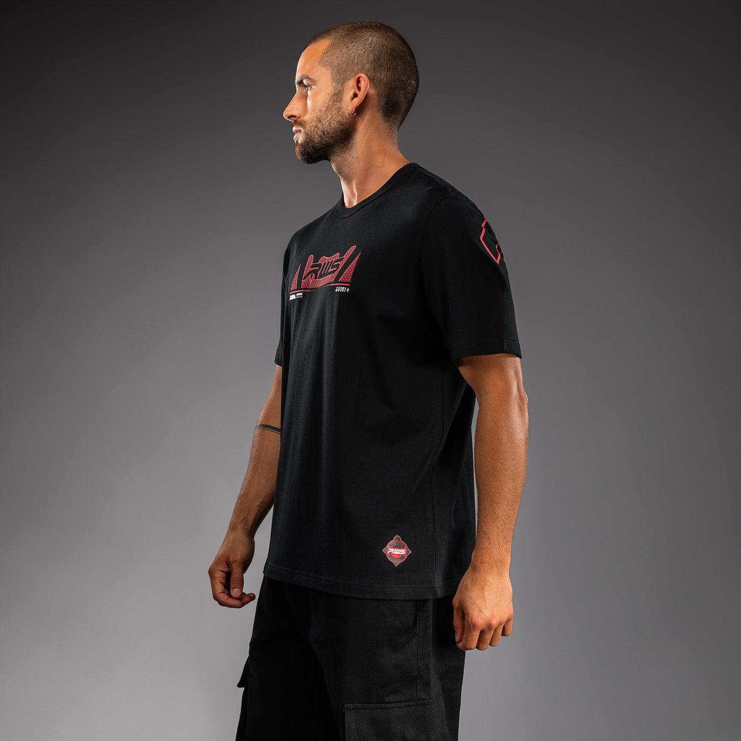 Venum x RWS 2.0 T-Shirt – Schwarz/Rot