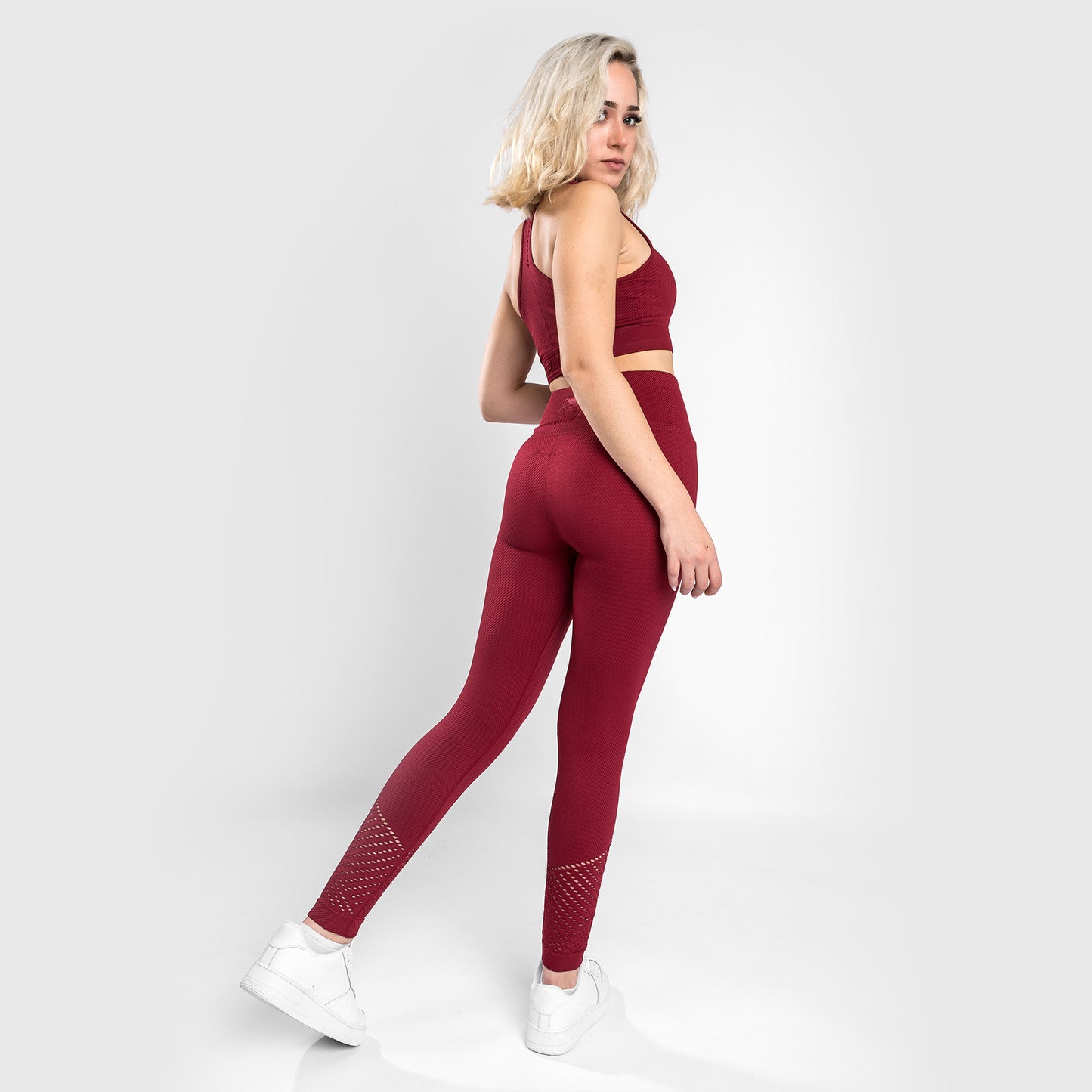 Venum Sparring Seamless Leggings ⅞ - Bordeaux