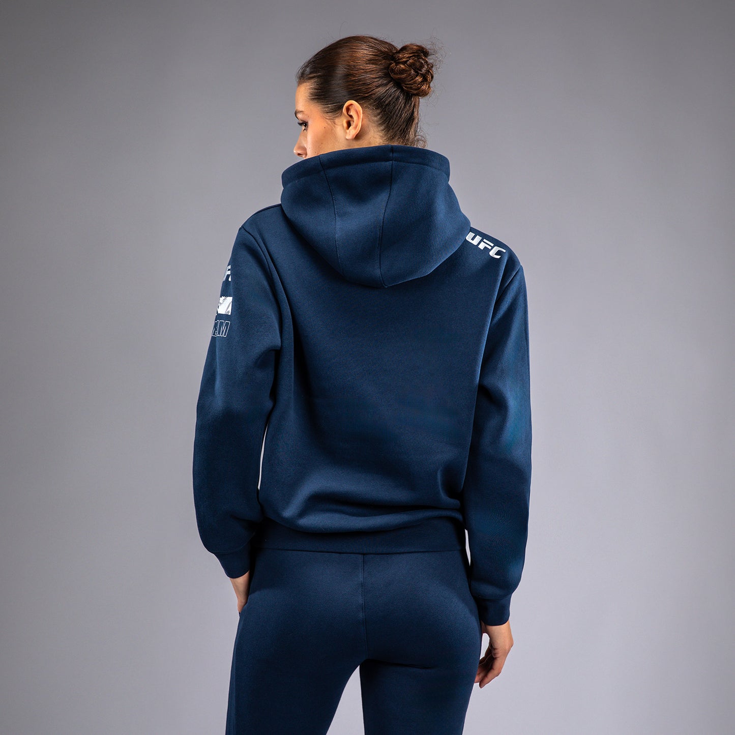 UFC Fusion by Venum Fight Week Damen Pullover Hoodie - Solid Ozeanisches Blau