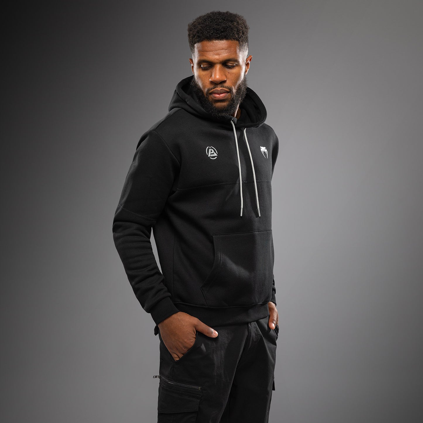 Venum x Polaris Kapuzenpullover - Schwarz/Grau