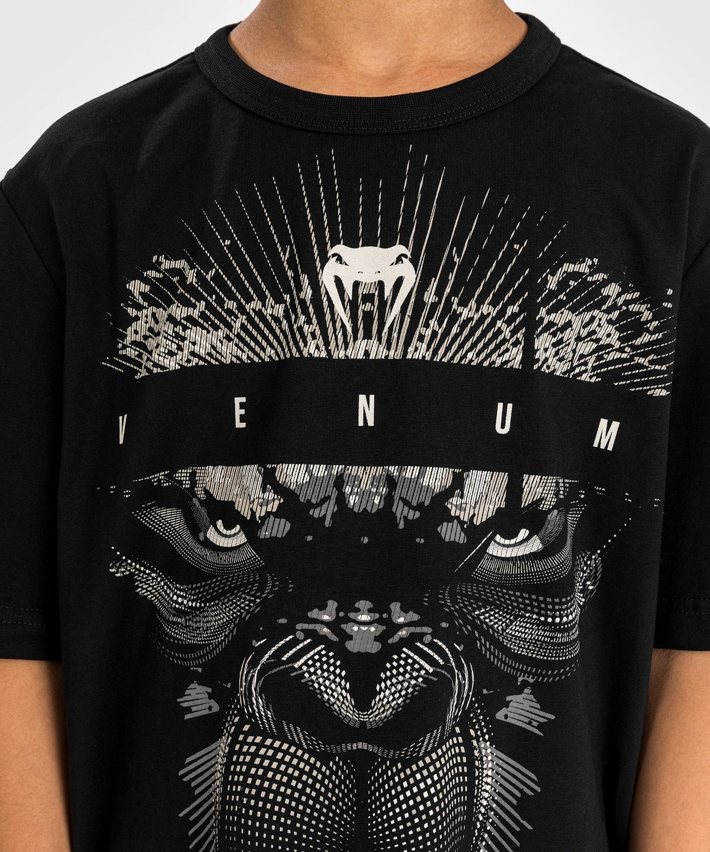 Venum Gorilla Jungle Kinder T-Shirt - Schwarz/Weiß