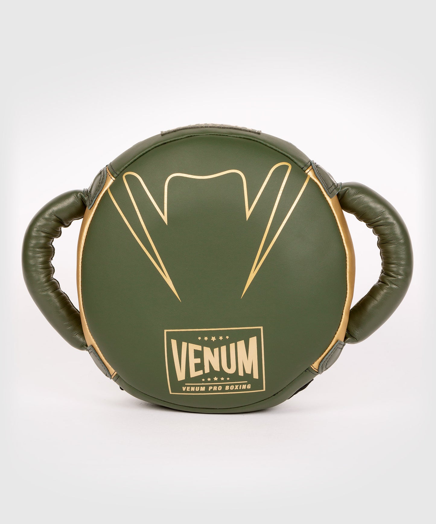 Venum Pro Boxing Mini Runde Punch Schild - Khaki/Gold