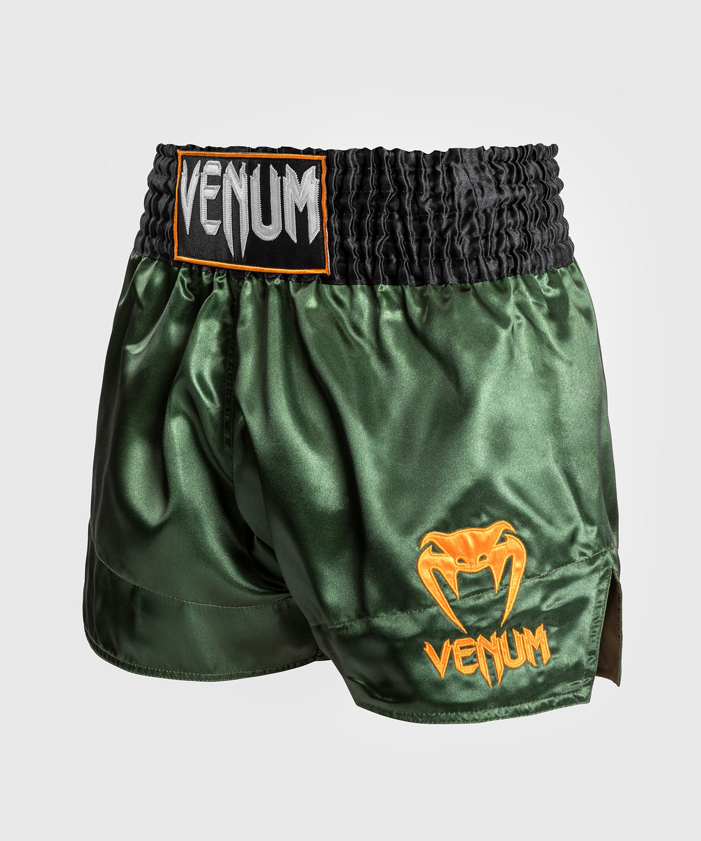 Venum Classic Muay Thai Shorts - Grün/Gold/Schwarz