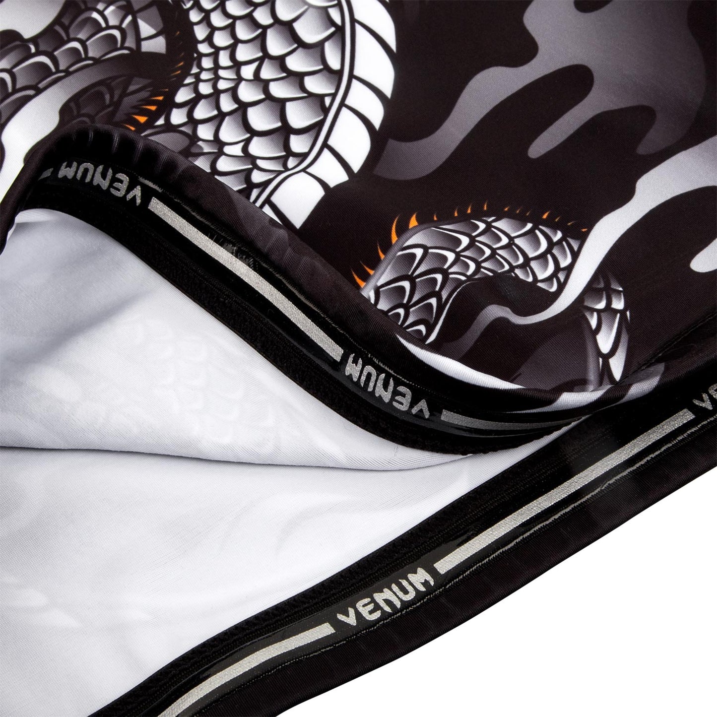 Venum Dragon's Flight Rashguard - Langarm - Schwarz/Weiß