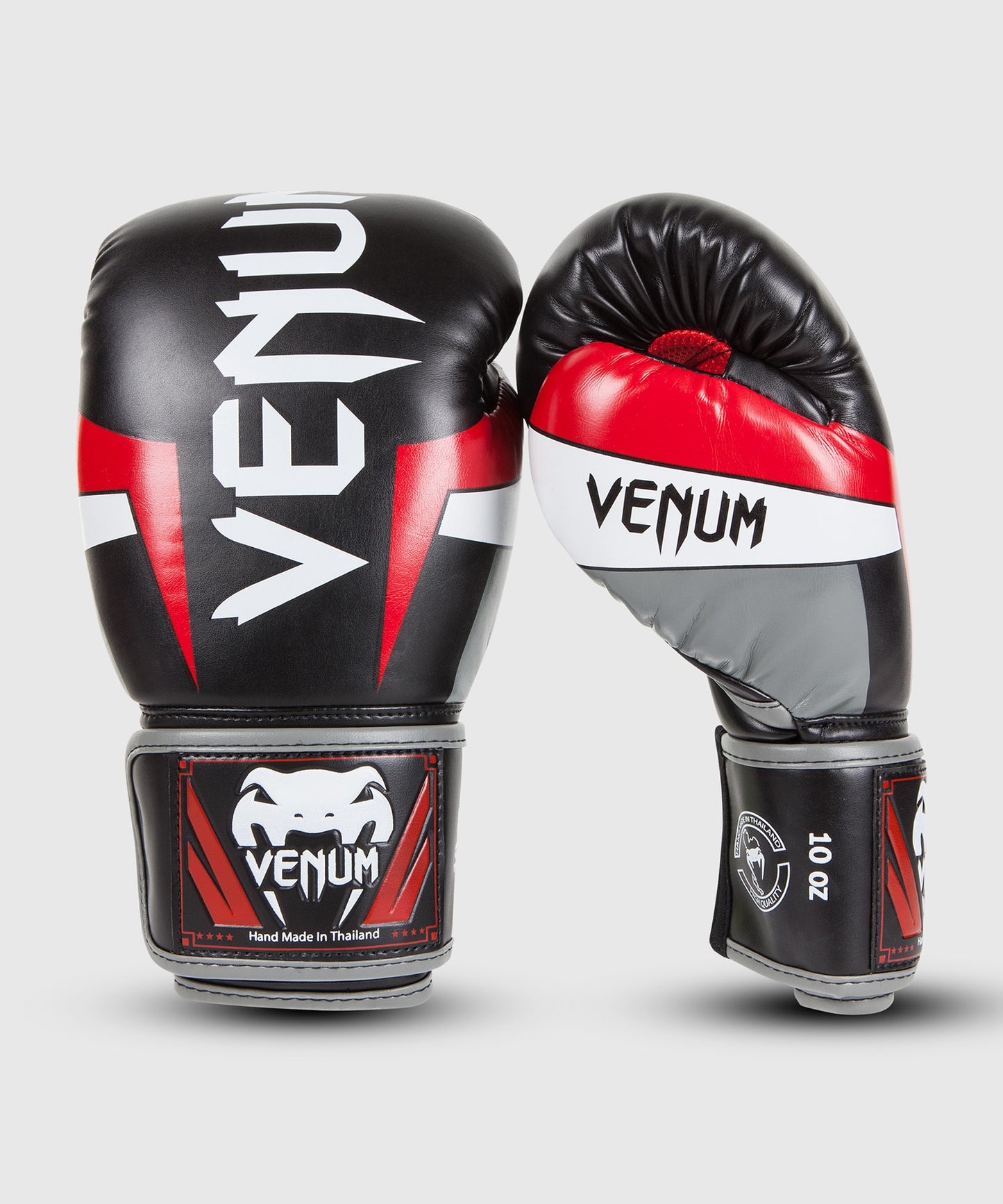 Venum Elite Boxhandschuhe - Schwarz/Rot/Weiß