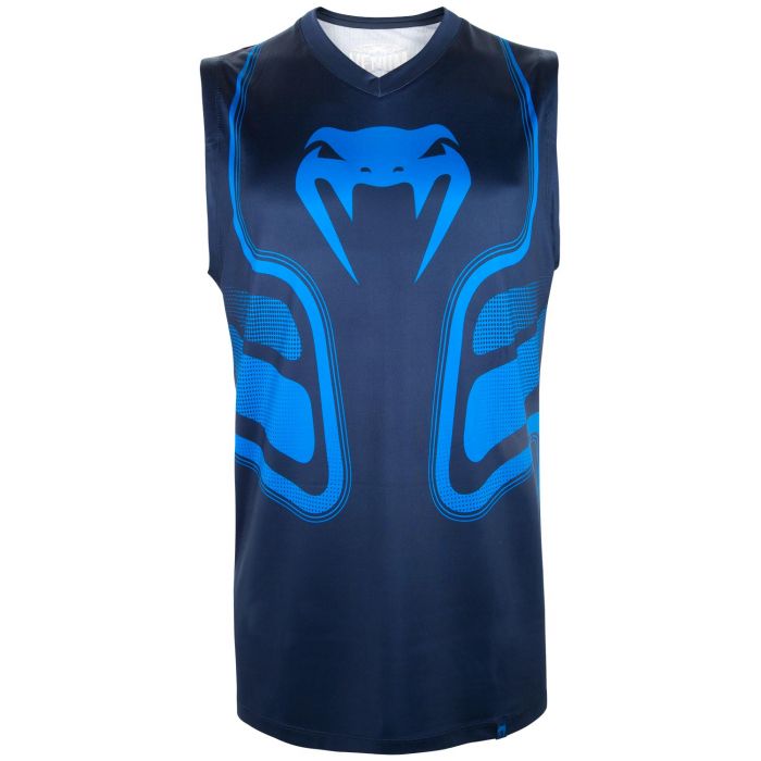 Venum Tempest 2.0 Dry Tech™ Tank Top - Schwarz/Weiß - Blau/Marineblau
