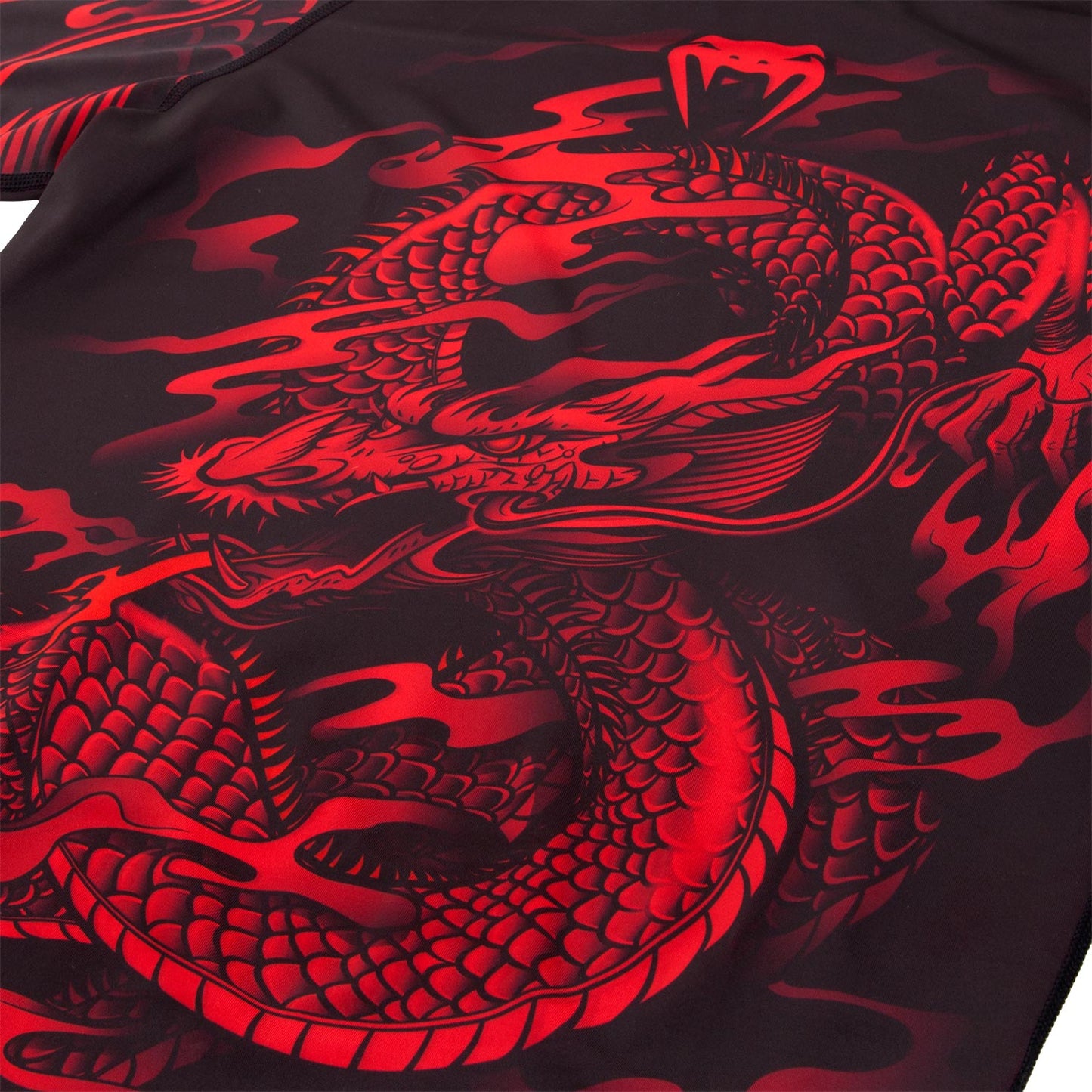 Venum Dragon's Flight Rashguard - Langarm - Schwarz/Rot