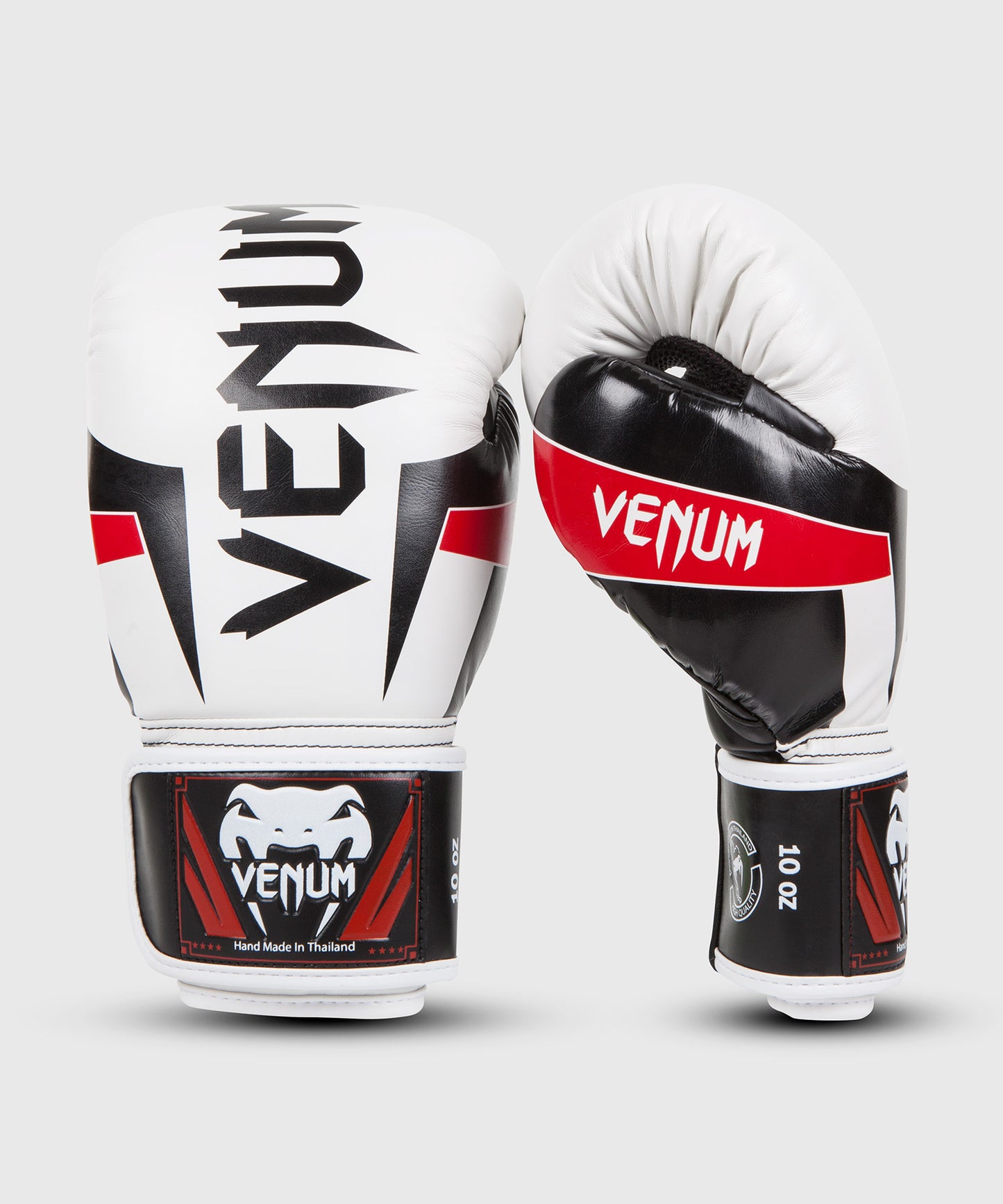Venum Elite Boxhandschuhe - Weiß/Rot/Weiß