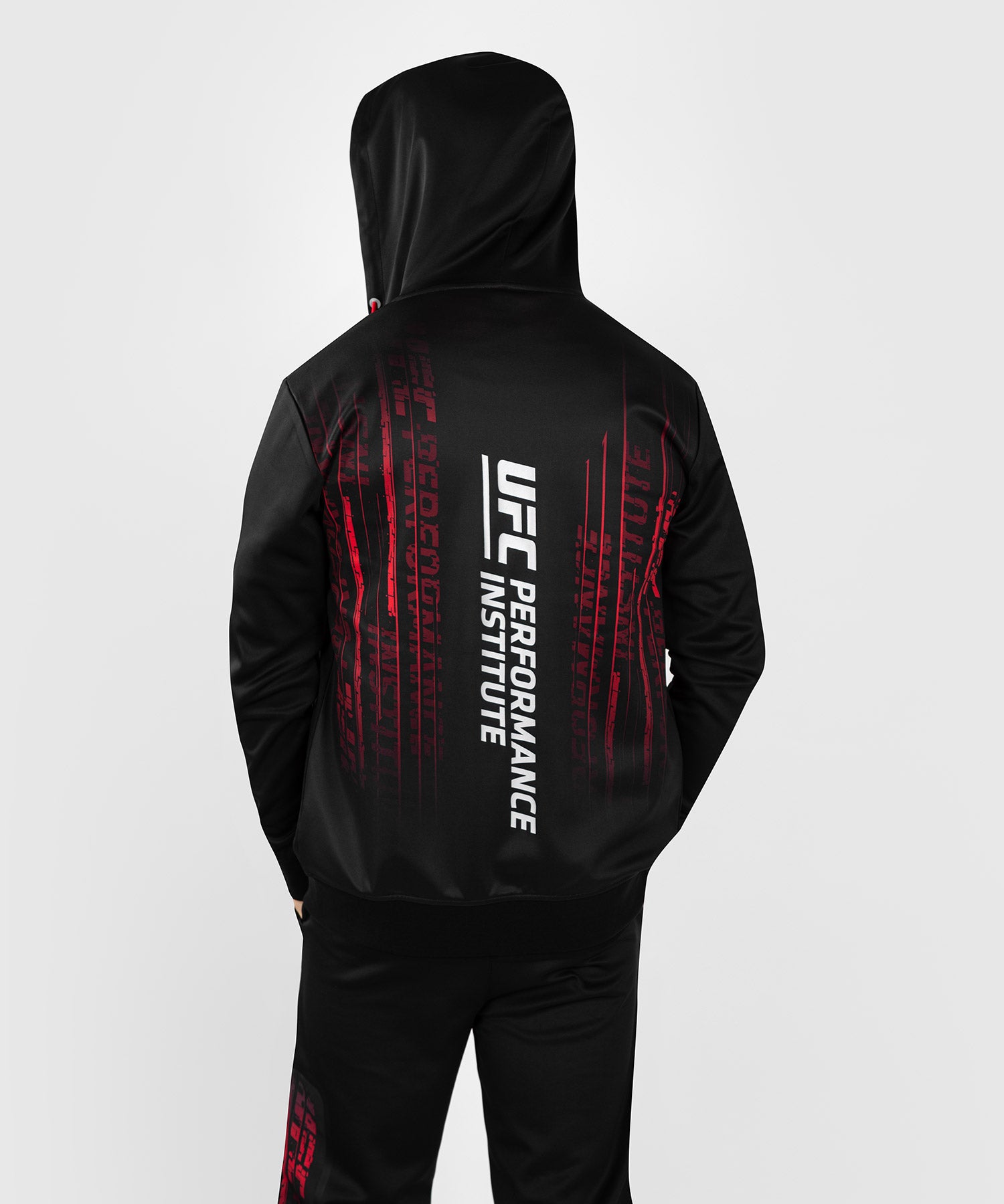 Sweatshit à capuche UFC Venum  Performance Institute 2.0  - Noir/Rouge - Sweatshirts