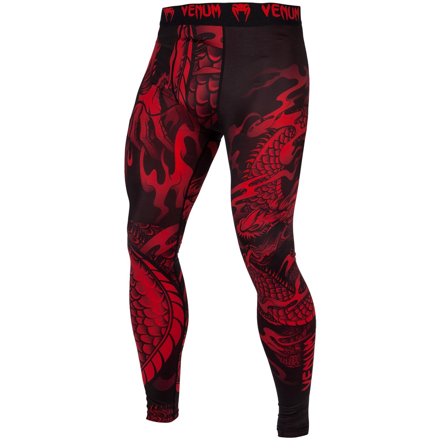 Venum Dragon's Flight Kompressionshose - Schwarz/Rot