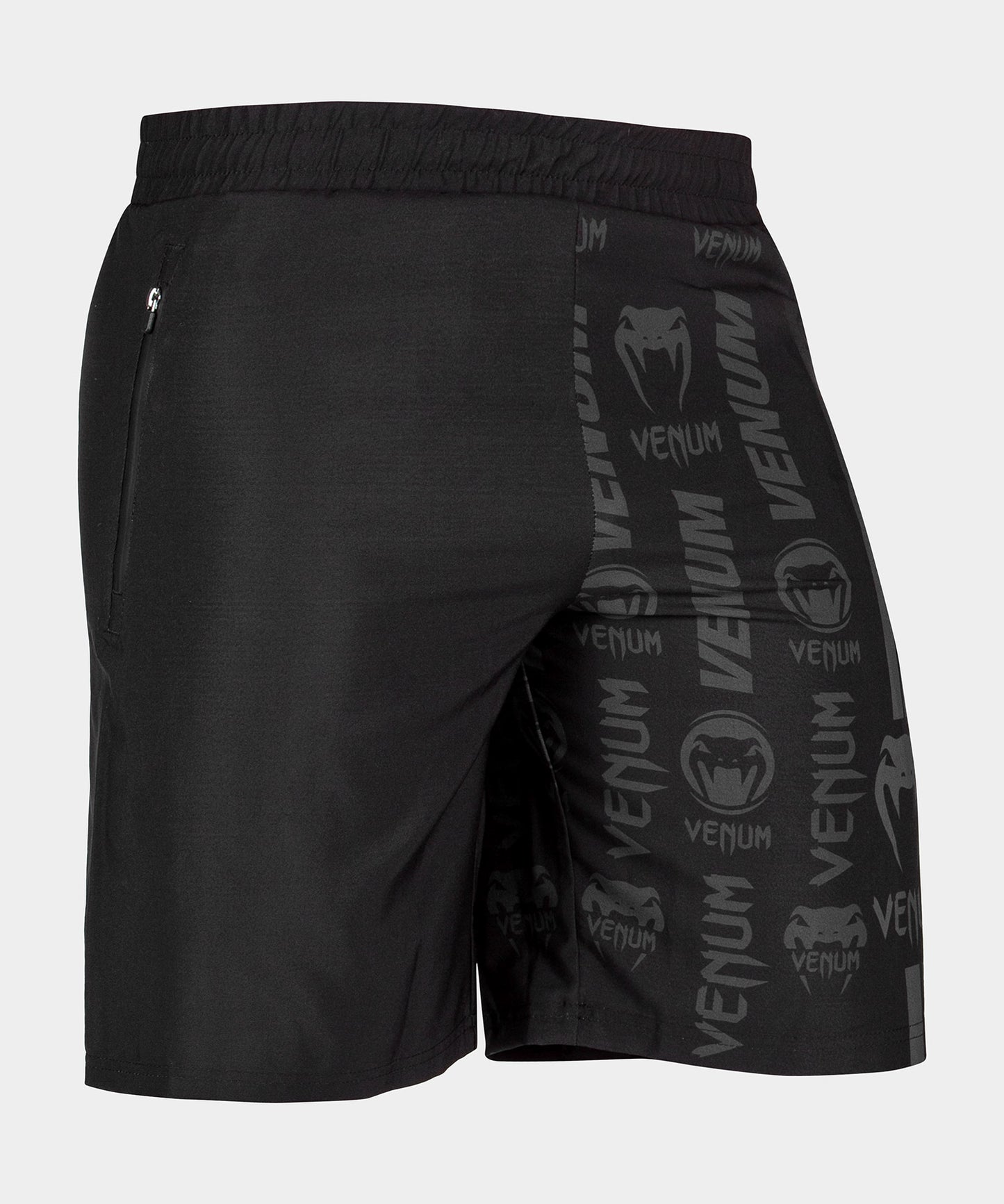 Fitness-Shorts Venum Logos - Schwarz/Schwarz