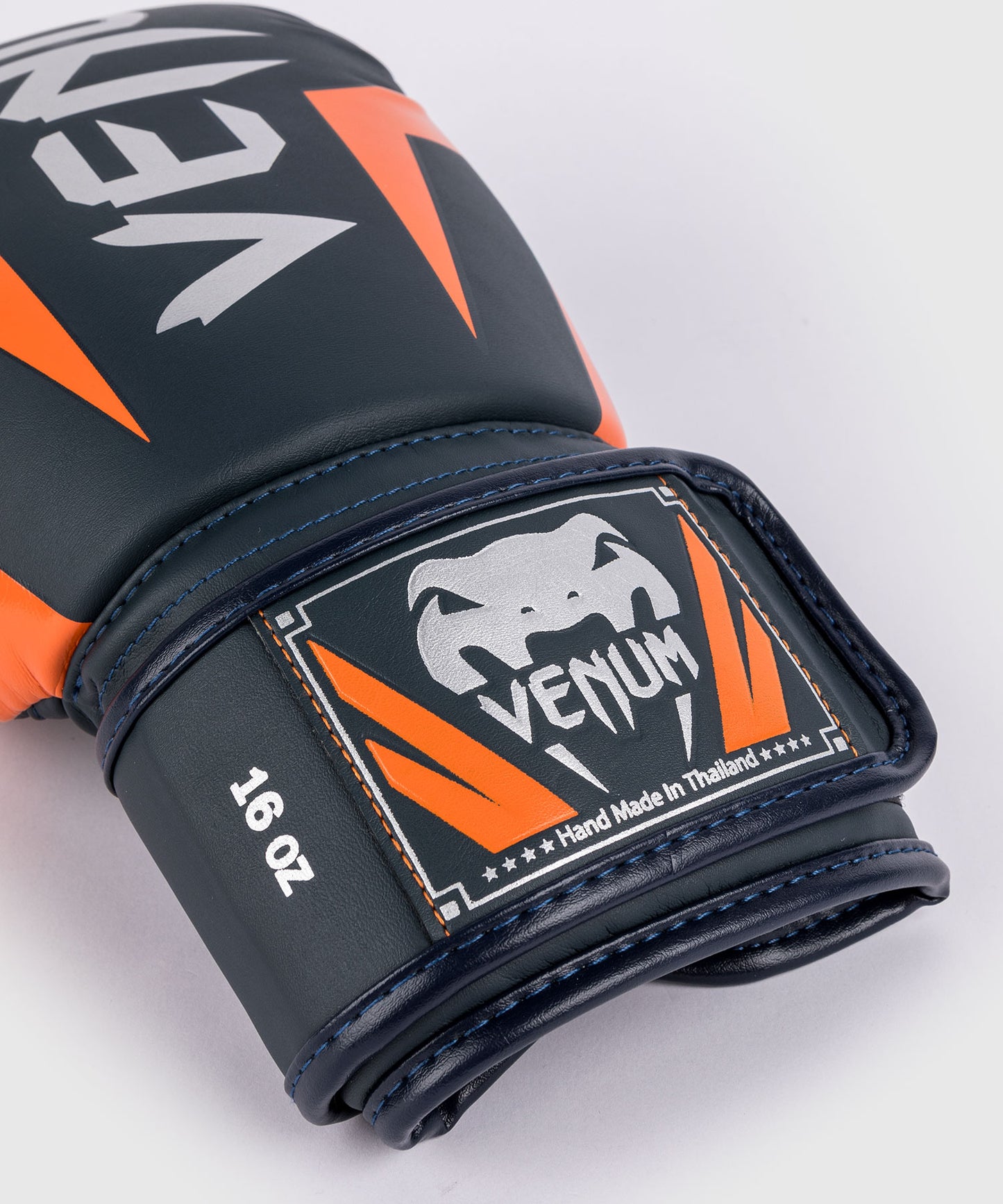 Venum Elite Boxhandschuhe - Navy/Silber/orange