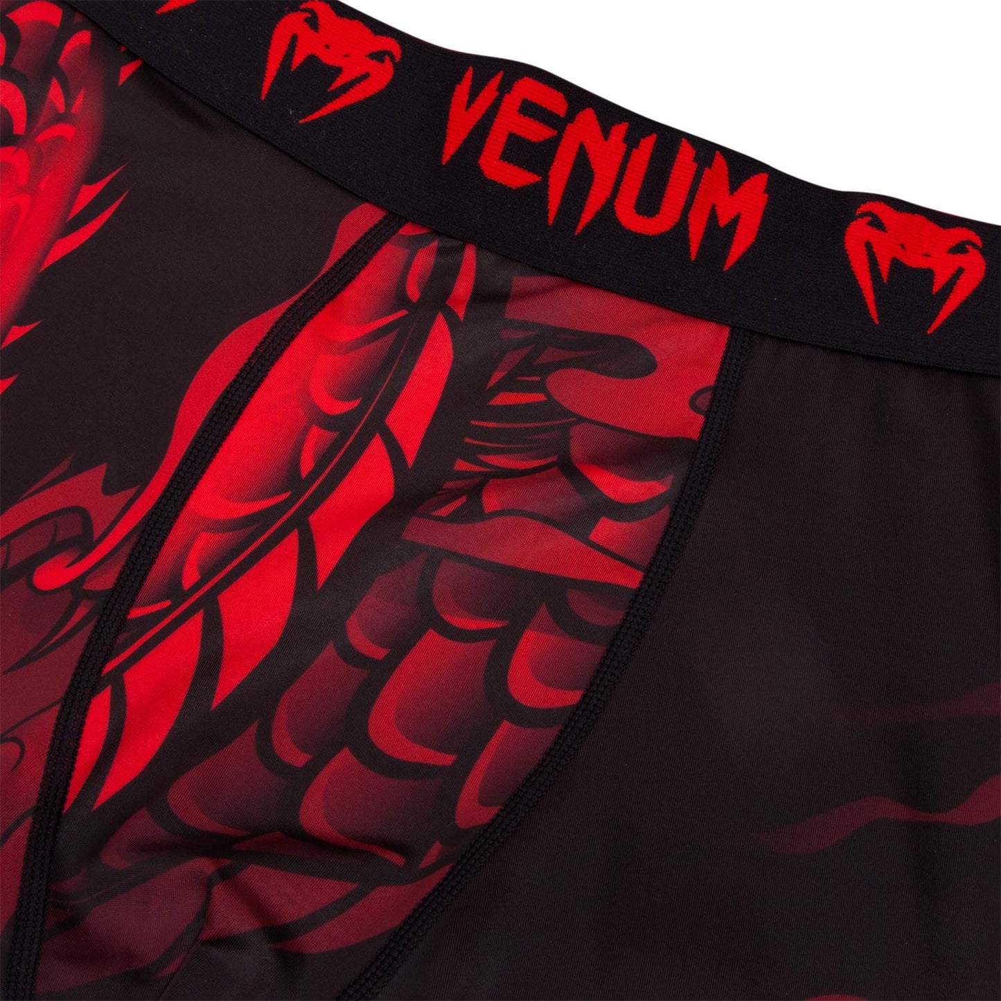 Venum Dragon's Flight Kompressionshose - Schwarz/Rot