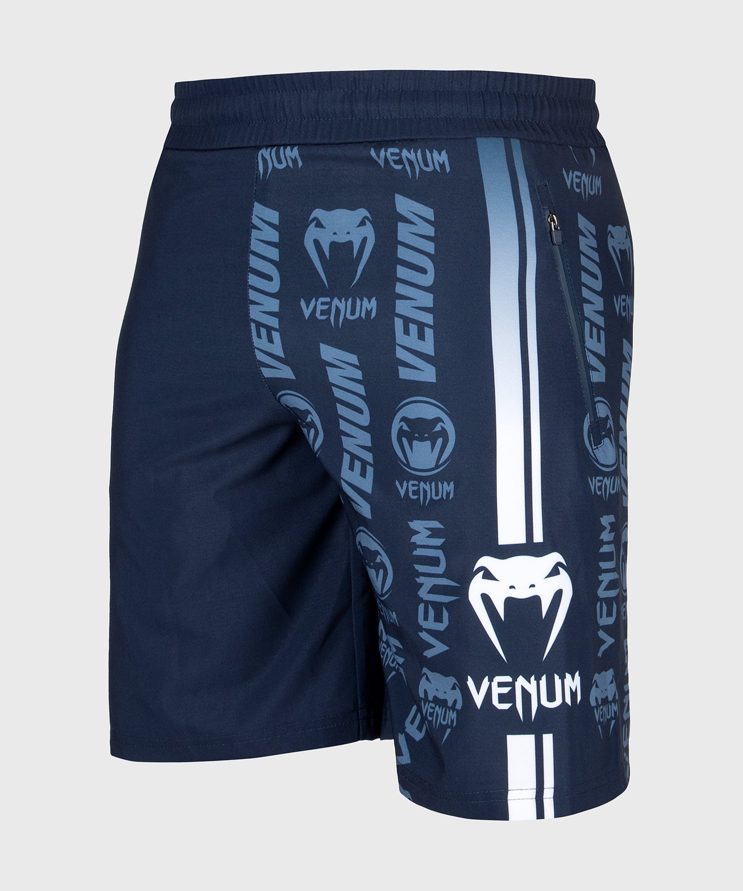 Fitness-Shorts Venum Logos - Marineblau/Weiß