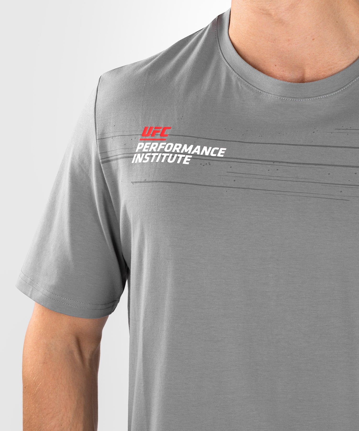 T-Shirt Homme UFC Venum Performance Institute 2.0 - Gris - T-shirts