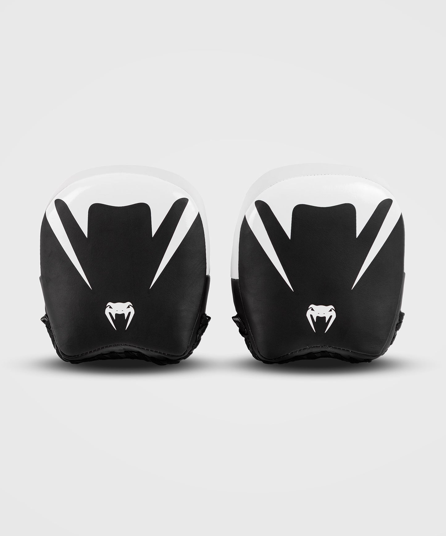 Venum Elite Thick Coaching Handschuhe Leder Mini (Paar) - Schwarz/Weiß