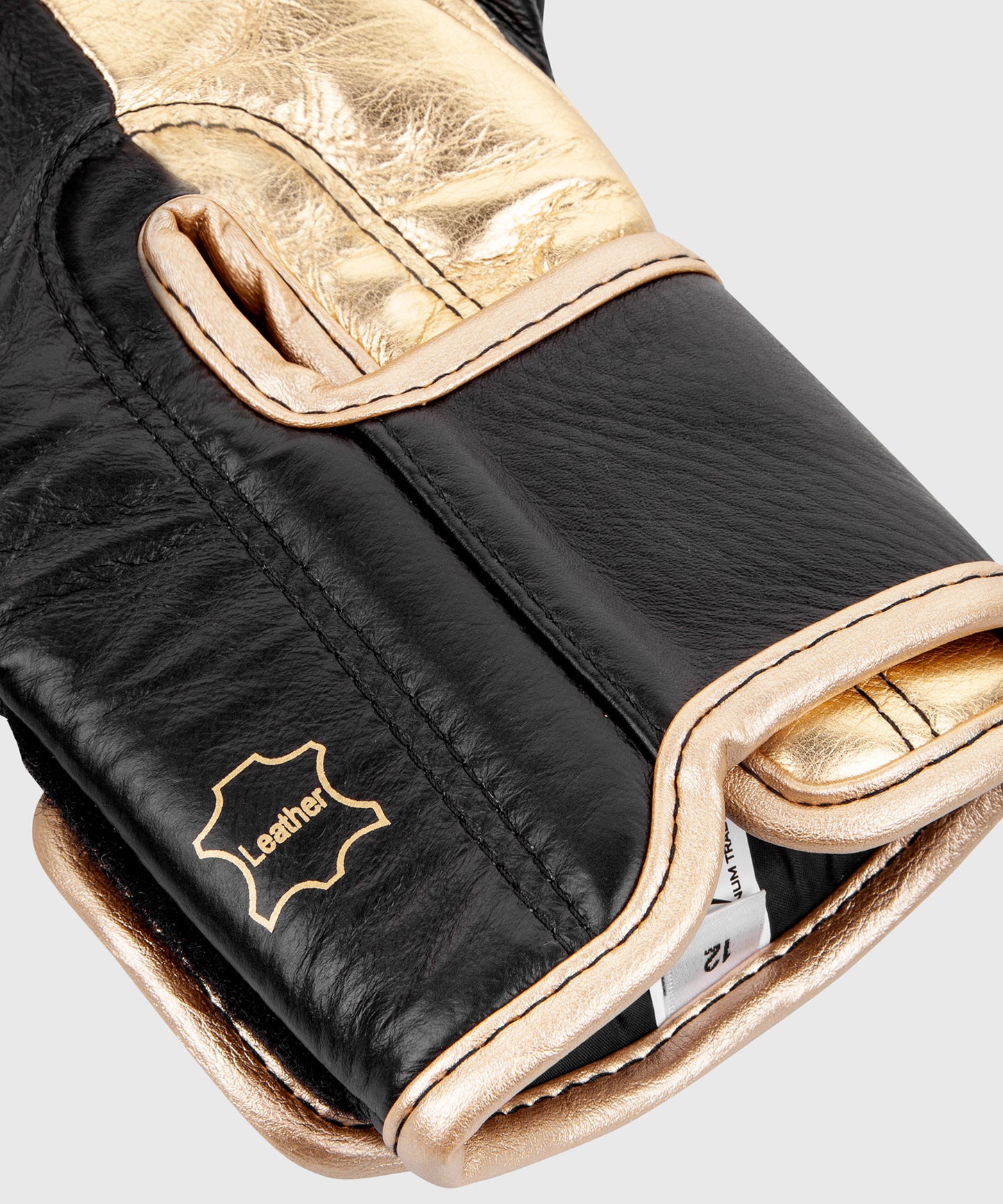 Venum Hammer professionelle Boxhandschuhe - Klettverschluss - Schwarz/Gold