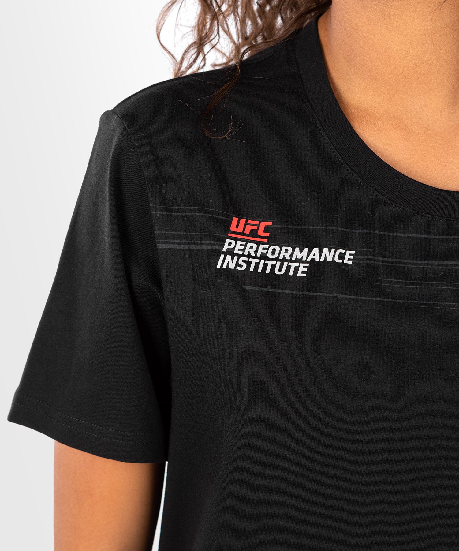 T-Shirt Femme UFC Venum Performance Institute 2.0 - Noir/Rouge - T-shirts