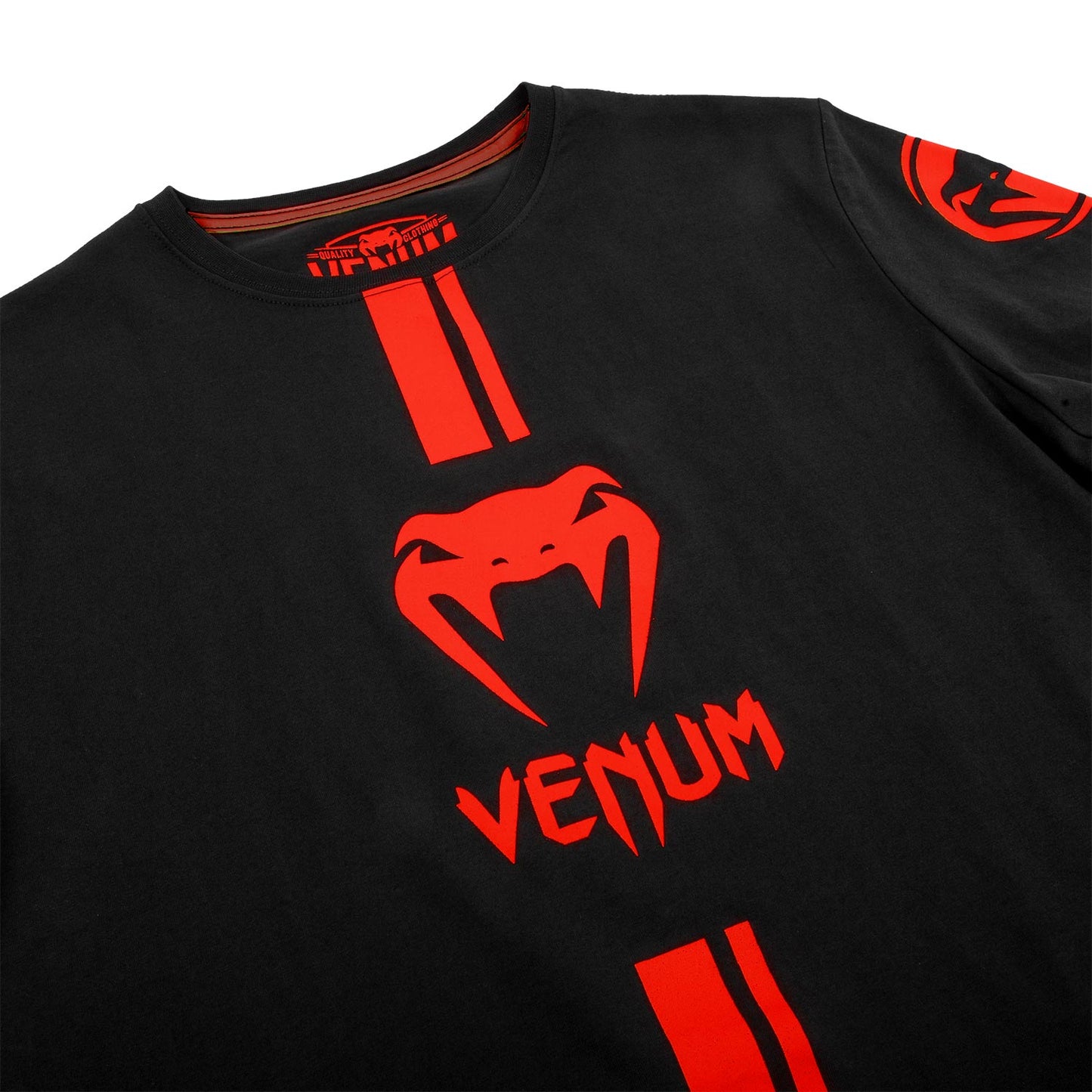 Venum Logos T-Shirt - Schwarz/Rot