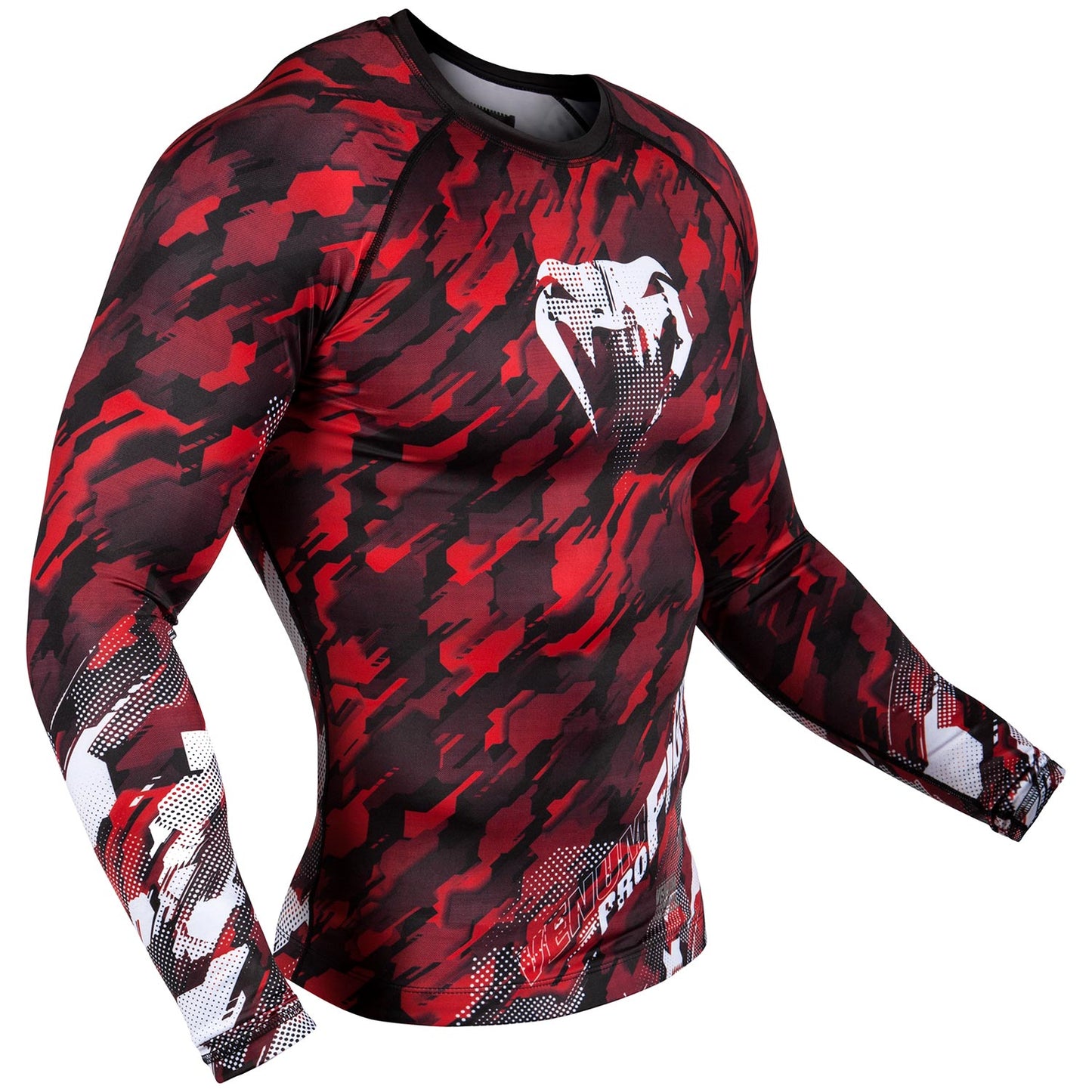 Venum Tecmo Rashguard -  Langarm - Rot