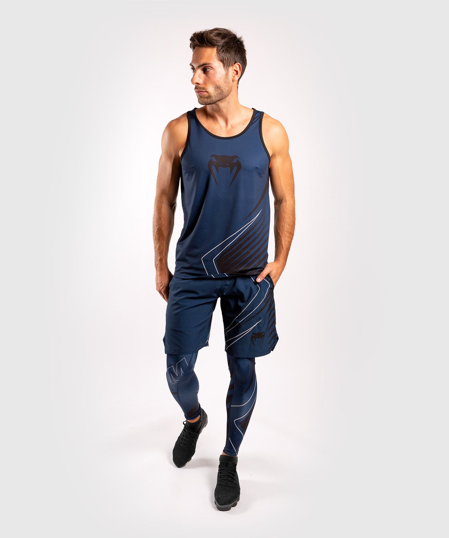 Venum Contender 5.0 Dry-Tech Tank - Marineblau/sand