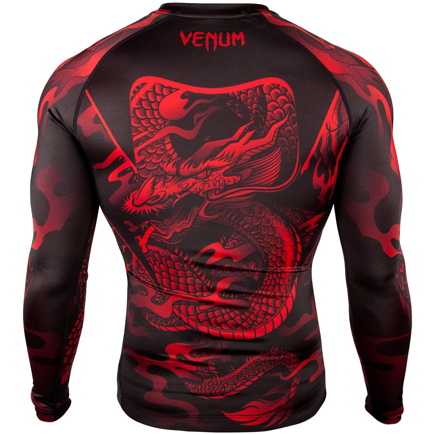 Venum Dragon's Flight Rashguard - Langarm - Schwarz/Rot