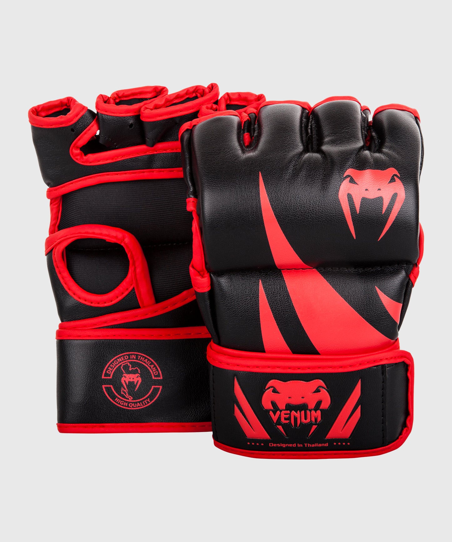 Venum Challenger MMA Handschuhe - Ohne Daumen - Schwarz/Rot