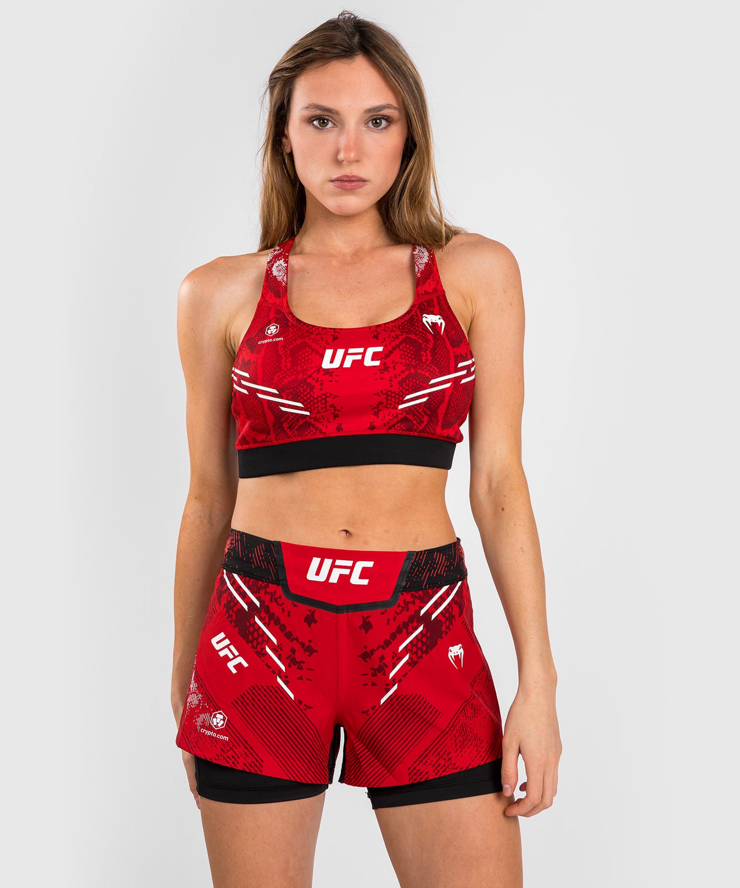 UFC Adrenaline by Venum Authentic Fight Night  Women's Sports Bra - Rot