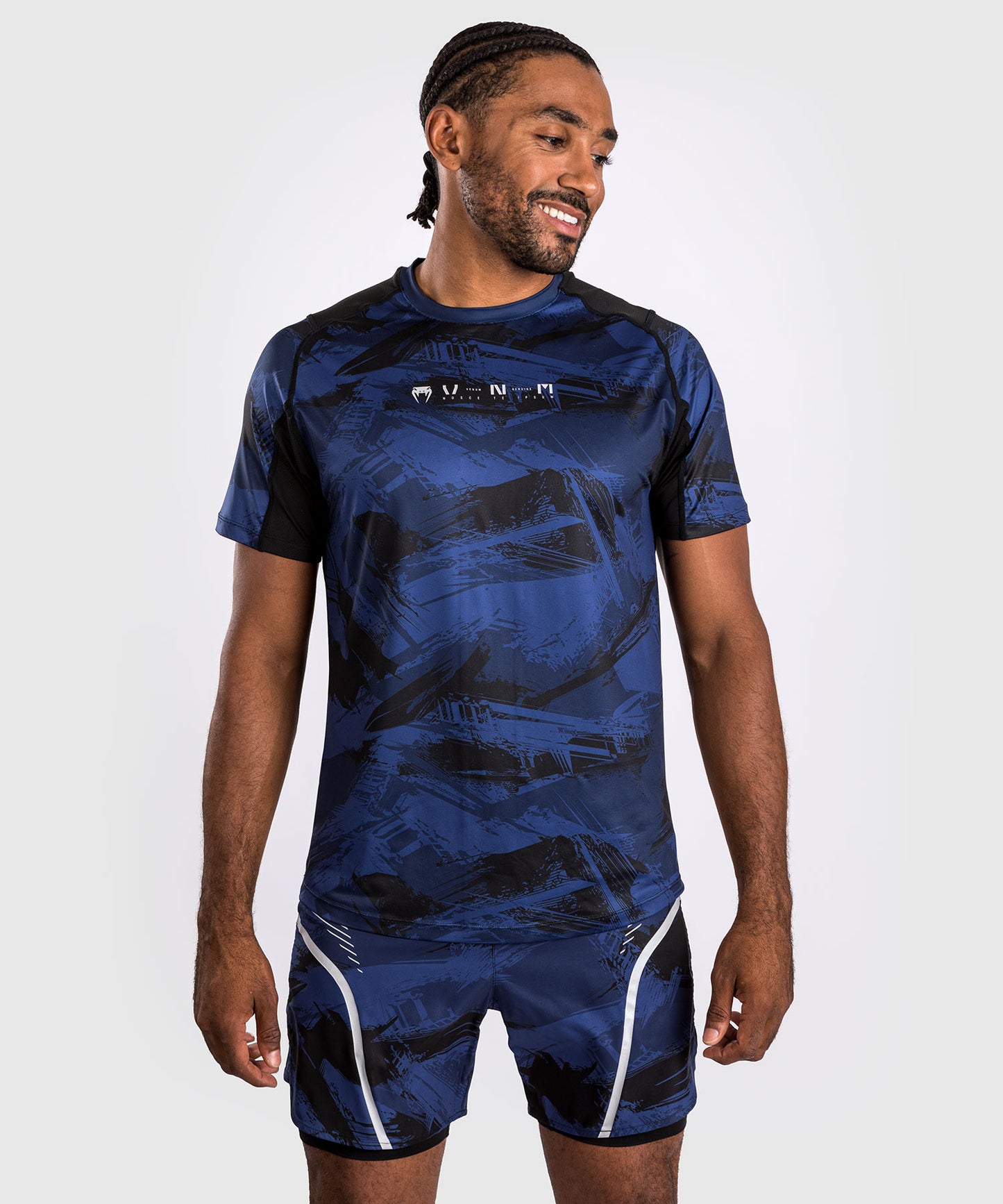Venum Electron 3.0 Dry-Tech T-Shirt - Marineblau