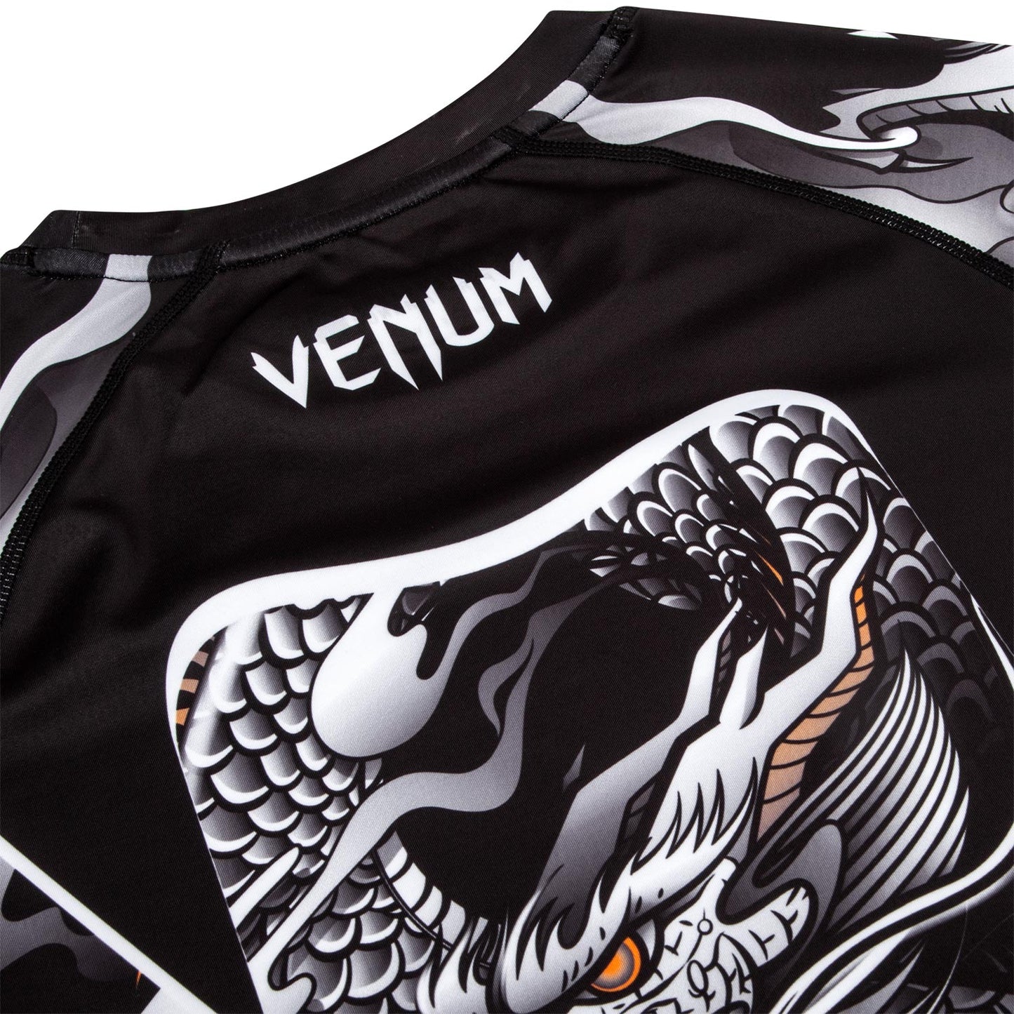 Venum Dragon's Flight Rashguard - Langarm - Schwarz/Weiß