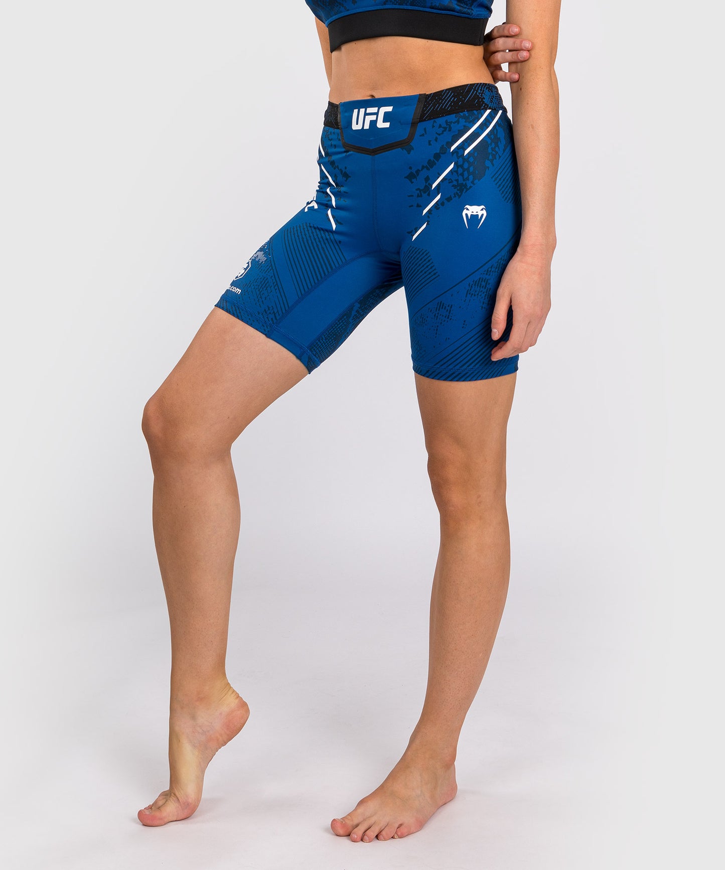 UFC Adrenaline by Venum Authentic Fight Night Vale Tudo Short für Frauen - Lange Passform - Blau