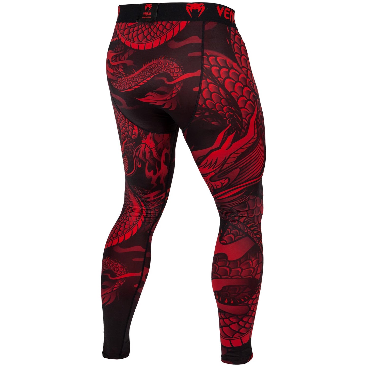 Venum Dragon's Flight Kompressionshose - Schwarz/Rot