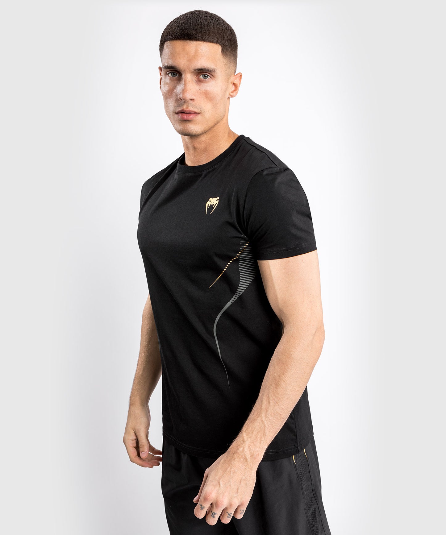Venum Athletics T-Shirt – Schwarz/Gold