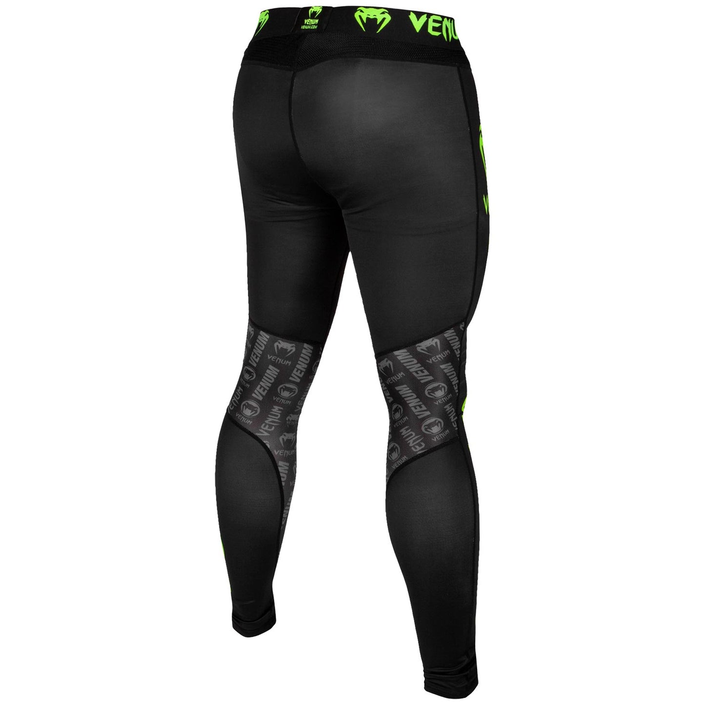 Venum Logos Kompressionshose - Schwarz/Neongelb