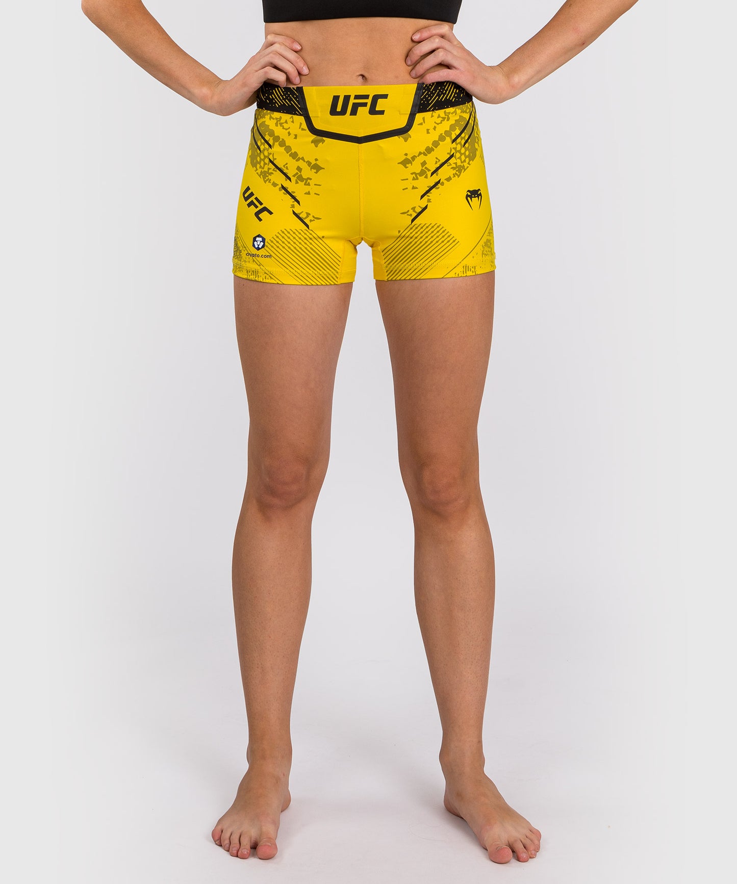 UFC Adrenaline by Venum Authentic Fight Night Vale Tudo Short für Frauen - kurze Passform - Gelb