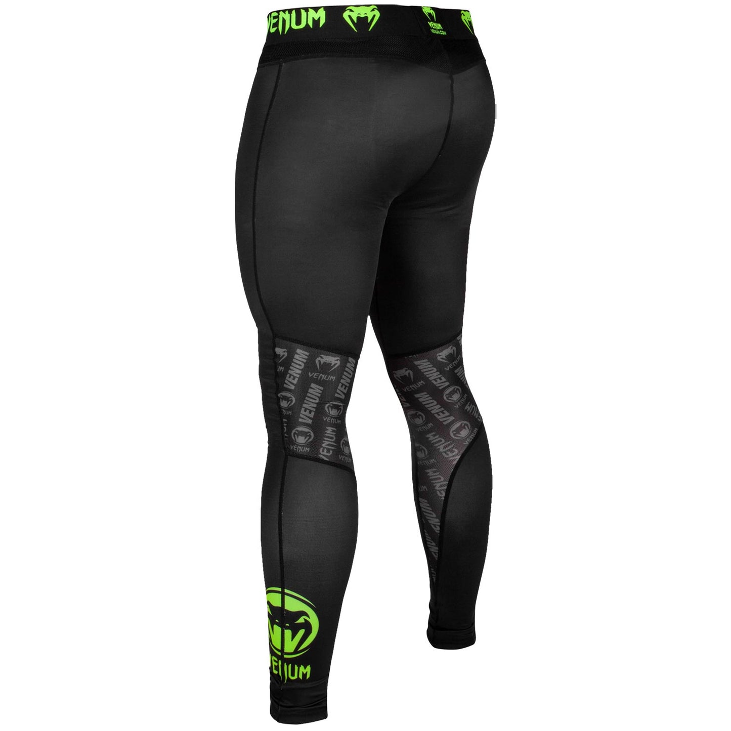 Venum Logos Kompressionshose - Schwarz/Neongelb