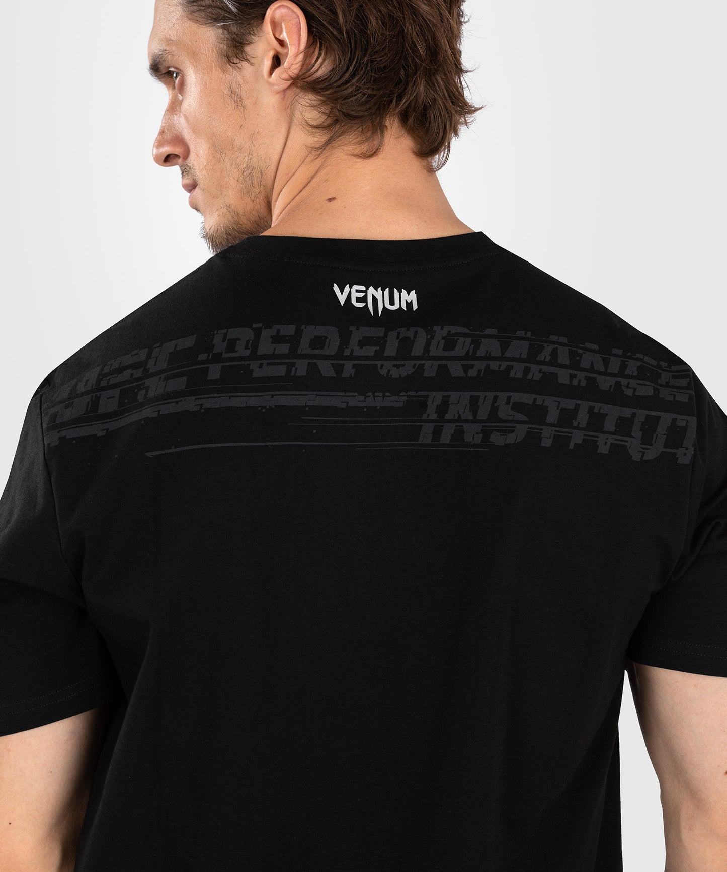 T-Shirt Homme UFC Venum Performance Institute 2.0 - Noir/Rouge - T-shirts