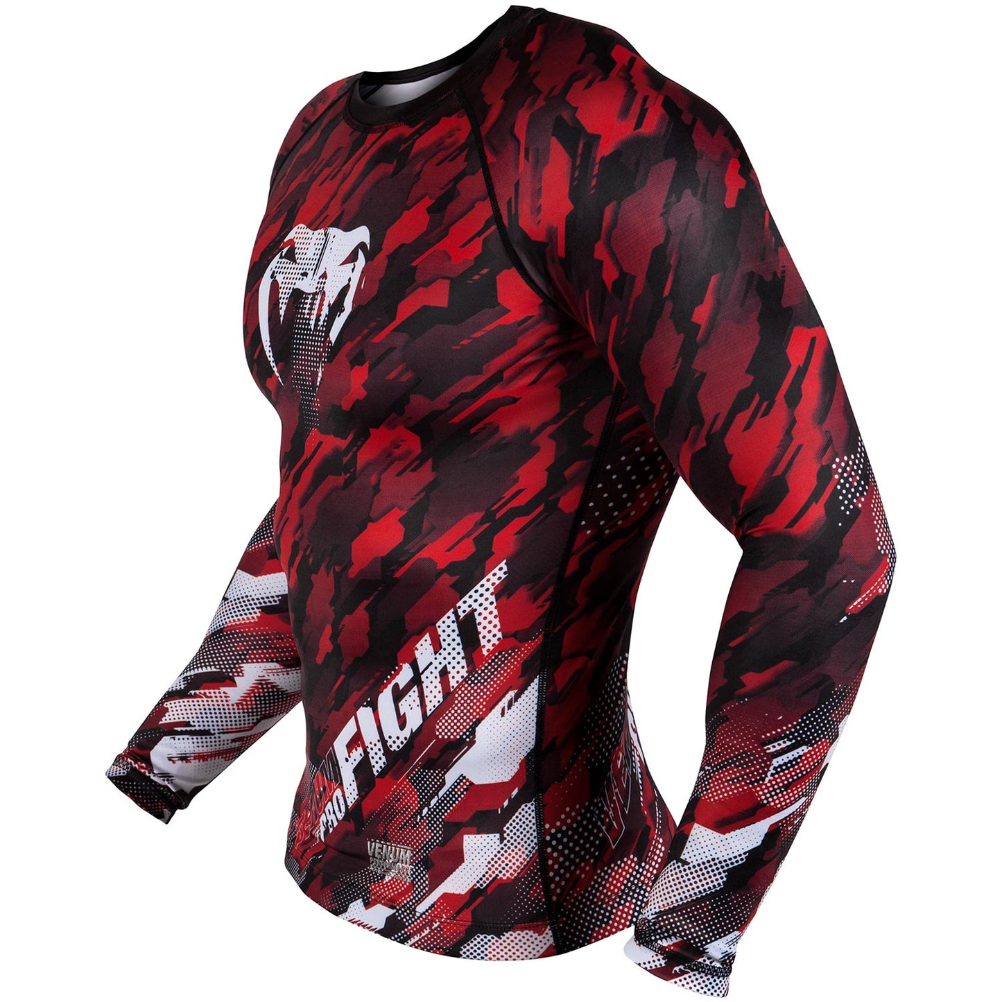 Venum Tecmo Rashguard -  Langarm - Rot