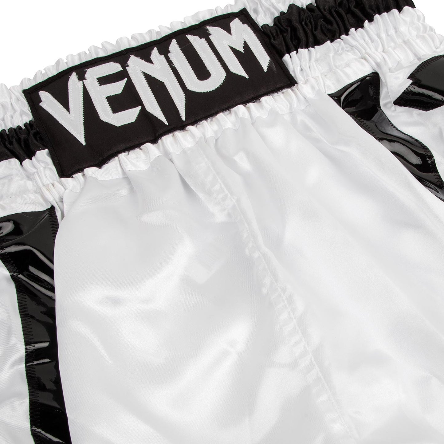 Venum Elite Boxing Shorts - Weiß/Schwarz